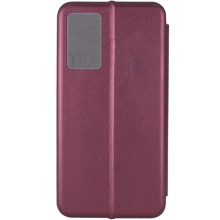Кожаный чехол (книжка) Classy для Motorola Moto G32 – Бордовый