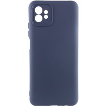 Чехол Silicone Cover Lakshmi Full Camera (A) для Motorola Moto G32 – Синий