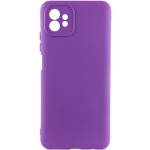 Чохол Silicone Cover Lakshmi Full Camera (AA) для Motorola Moto G32 – Фіолетовий