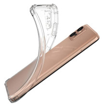 TPU чехол GETMAN Ease logo усиленные углы Full Camera для Motorola Moto G32 – Прозрачный