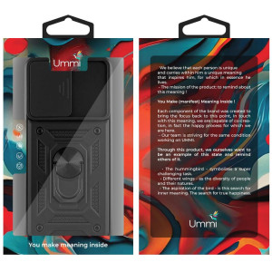 Чехол Ummi Camshield Serge Ring для Motorola Moto G32 – Черный