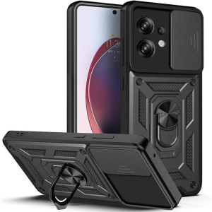 Чохол Ummi Camshield Serge Ring для Motorola Moto G32 – Чорний
