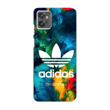 Чехлы Адидас для Motorola MOTO G32 (AlphaPrint) (Яркий Адидас)
