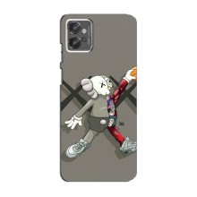 Чехлы для Motorola MOTO G32 - Bearbrick Louis Vuitton (PREMIUMPrint) (Беарбрик Джордан)