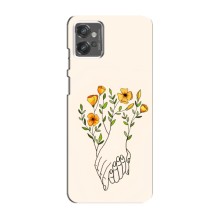 Чехлы для любимой на Мото G32 (VPrint) (Руки любви)