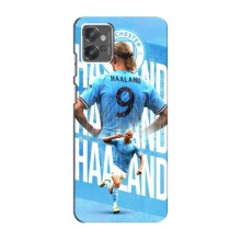 Чехлы с принтом для Motorola MOTO G32 Футболист – Erling Haaland