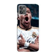 Чехол (TPU) с Футболистом на Motorola MOTO G32 – Гол Мбаппе