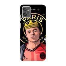Чехол (TPU) с Футболистом на Motorola MOTO G32 – Mbappe King