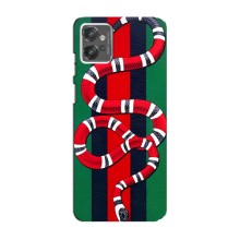 Чехлы ГУЧЧИ для Мото G32 (AlphaPrint) (Gucci змия)