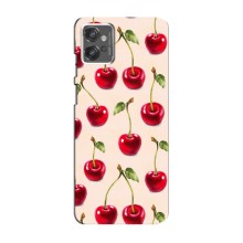 Чехлы с Фруктами для Motorola MOTO G32 (VPrint) (Вишня)