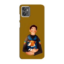 Чехлы с картинкой собаки Патрон для Motorola MOTO G32 (AlphaPrint) (ЗСУ Патрон)