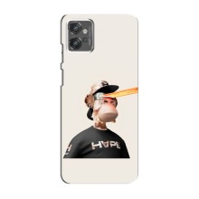 Чехлы с Обезьянами NFT для Motorola MOTO G32 (AlphaPrint) (обезьяна NFT в очках)