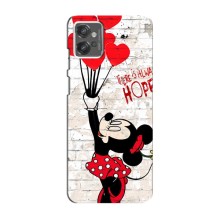 Чехол Disney Mouse Motorola MOTO G32 (PREMIUMPrint) (Heart Minni)