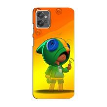 Чохол Бравл Старс для Motorola MOTO G32 – LEON в кофті