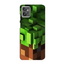 Чехол Майнкрафт на Motorola MOTO G32 (AlphaPrint) Minecraft (текстура Майнкрафт)