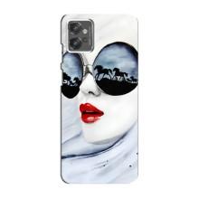 Чехол с картинкой Модные Девчонки Motorola MOTO G32 (Любительница коней)