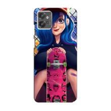 Чехол с картинкой Модные Девчонки Motorola MOTO G32 (Модная девушка)