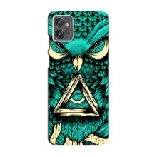 Чохол з пташками на Motorola MOTO G32 (VPrint) (Сова з оком)