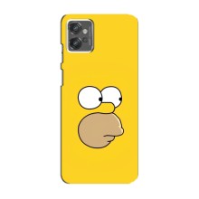 Чехол с Симпсонами для Motorola MOTO G32 (VPrint) (Гомер)