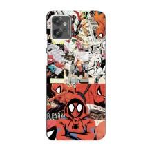 Чохол Супергерой Людина Павук на Motorola MOTO G32 – Комікс Павука