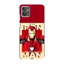 Чехол Супергерой Железный человек на Motorola MOTO G32 – Iron man