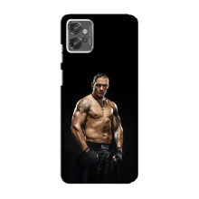 Чехол с картинкой Александр Усик для Motorola MOTO G32 – Усик на черном