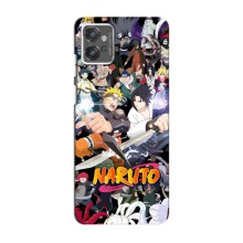 Купить Чехлы на телефон с принтом Anime для Моторола Мото джи 32 (Наруто постер)