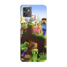 Чохли для Motorola MOTO G32 (Персонажі МайнКрафт) – Майн-крафт