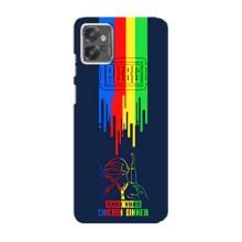 Чехол (TPU) с картинкой "Лого Пабг" на Моторола Мото джи 32 – Арт Пабг