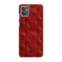 Текстурный Чехол Louis Vuitton для Моторола Мото джи 32 (Красный ЛВ)