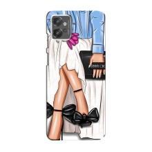 Силиконовый Чехол на Motorola MOTO G32 с картинкой Стильных Девушек – Мода