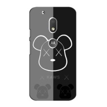 Чехлы для Motorola MOTO G4 Plus - Bearbrick Louis Vuitton (PREMIUMPrint) – БеарБрик глаза