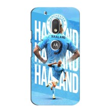 Чехлы с принтом для Motorola MOTO G4 Plus Футболист (Erling Haaland)