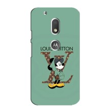 Чехлы Луи Витон для Motorola MOTO G4 Plus (AlphaPrint - LOUIS VUITTON) (Микки Маус LV)