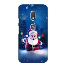 Чехлы на Новый Год Motorola MOTO G4 Plus – Маленький Дед Мороз