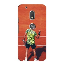 Чехлы с принтом Спортивная тематика для Motorola Moto G4 Plus (Алькарас Теннисист)
