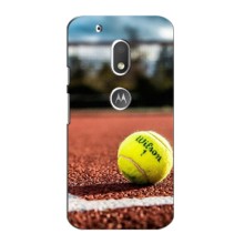 Чехлы с принтом Спортивная тематика для Motorola Moto G4 Plus – Теннисный корт