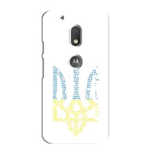 Чохли для Motorola MOTO G4 Plus Укр. Символіка (AlphaPrint) (Герб з букв)