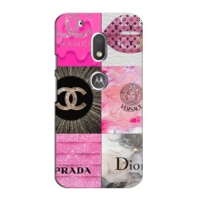 Чехол (Dior, Prada, YSL, Chanel) для Motorola MOTO G4 Plus (Модница)