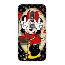 Чехол Disney Mouse Motorola MOTO G4 Plus (PREMIUMPrint) – Минни peace