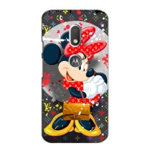 Чехол Disney Mouse Motorola MOTO G4 Plus (PREMIUMPrint) – Minni с бантиком