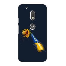 Чехол для Патриота Украины Motorola Moto G4 Plus - (AlphaPrint) – Коктейль молотова