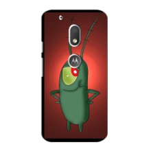 Чехол с картинкой "Одноглазый Планктон" на Motorola Moto G4 Plus (Стильный Планктон)
