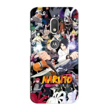Купить Чехлы на телефон с принтом Anime для Мото Джи 4 Плюс (Наруто постер)
