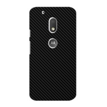 Текстурный Чехол для Motorola Moto G4 Plus (Карбон)
