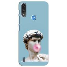 Бампер з принтом Меми для Motorola E7 Power – Статуя Давида