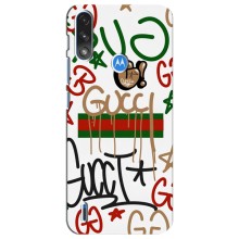 Брендновые Чехлы для Motorola E7 Power - (PREMIUMPrint) (Стиль GUUCI)