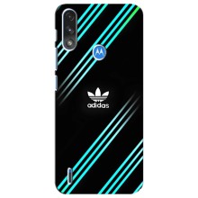 Чохли Адидас для Motorola E7 Power (AlphaPrint) (Адідас з полосами)