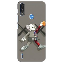 Чехлы для Motorola E7 Power - Bearbrick Louis Vuitton (PREMIUMPrint) (Беарбрик Джордан)