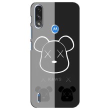 Чехлы для Motorola E7 Power - Bearbrick Louis Vuitton (PREMIUMPrint) (БеарБрик глаза)